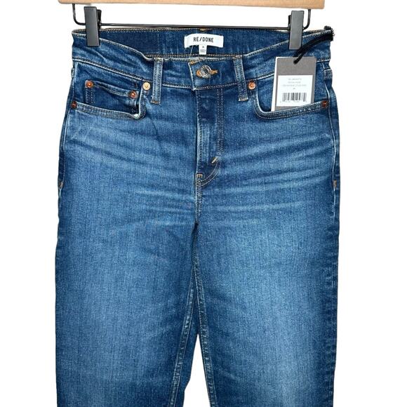 Re/Done 70s Mid Rise Stove Pipe Jean - Picture 3 of 9